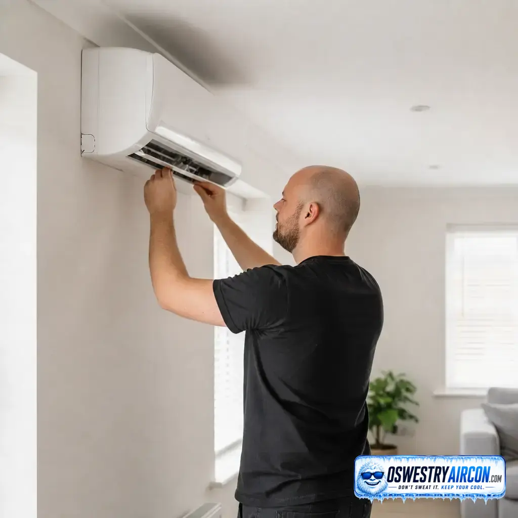 Air conditioning fault finding and system diagnostics in progress &ndash; Oswestry