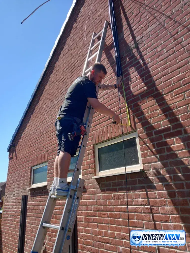 mounting condenser outside &ndash; Oswestry