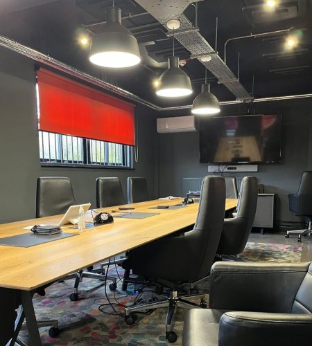 wall mounted unit installed in meeting room
